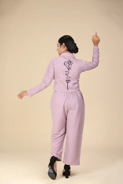 Lavender Crop Blazer (Co-ords)