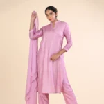 Lavender Russian Silk Sequence Embellished Salwar Set