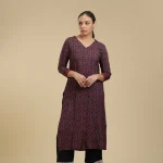 Muslin Printed Kurthi N Pant (Set) -toyoustores