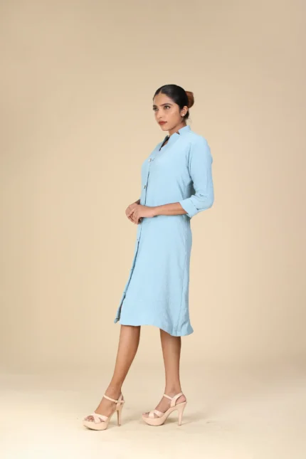 Office wear - Pastel blue -toyoustores