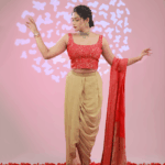 Banarasi Corset Blouse Magenta